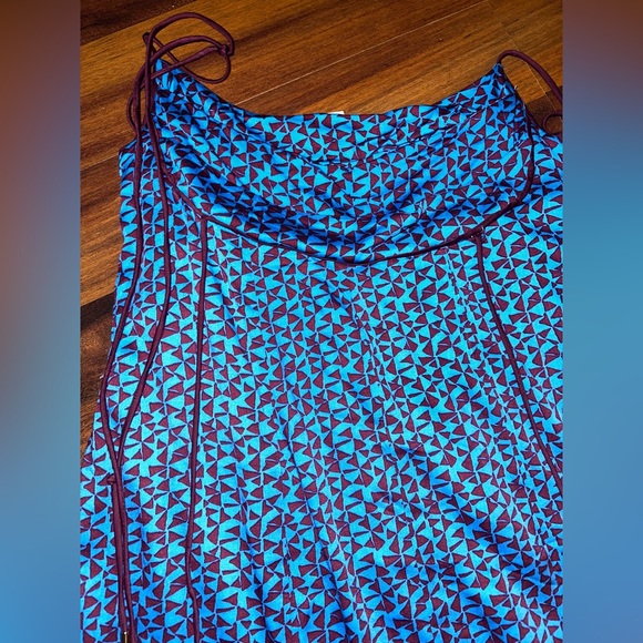 NWOT FP Kai Print Tie Strap Lined Minidress NEW L - Picture 12 of 16